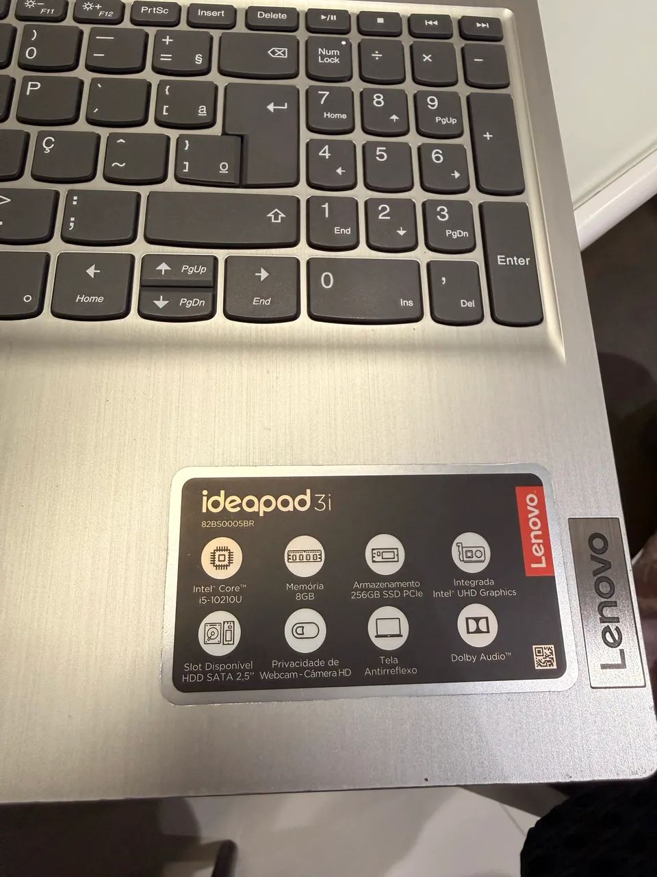 Notebook Lenovo IdeaPad 3i | Intel Core i5 | 8GB RAM | SSD 256GB ? Prata - Foto 2