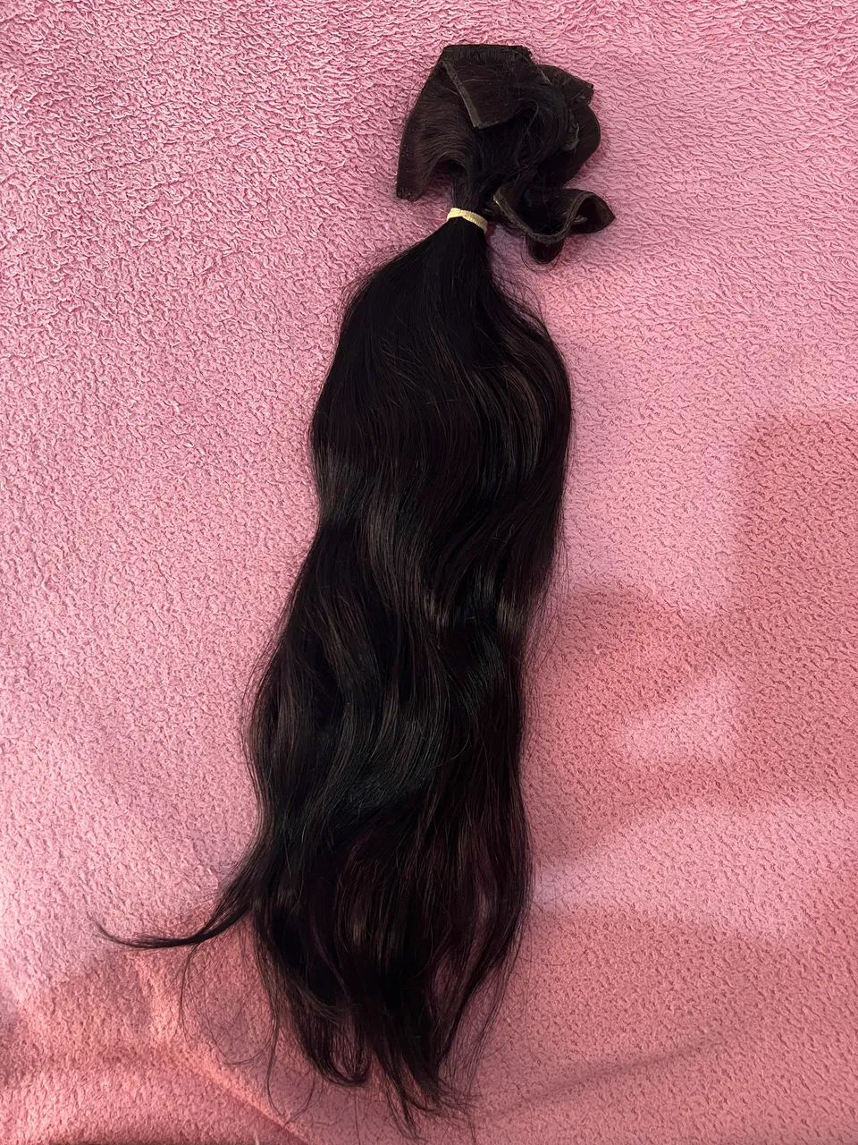 Cabelo brasileiro ( PRETO ) 200gm 75cm 