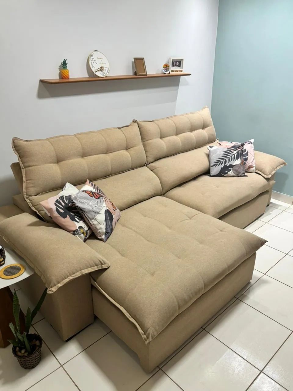 SOFÁ RETRÁTIL E RECLINÁVEL 2,90  - Foto 2
