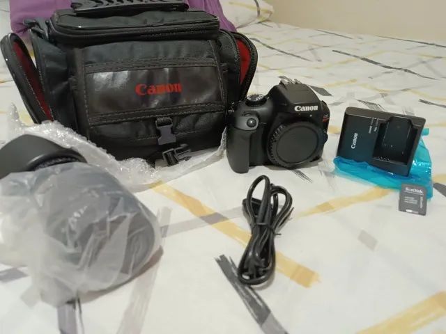 Camêra Canon Rebel EOS T100 - Foto 3