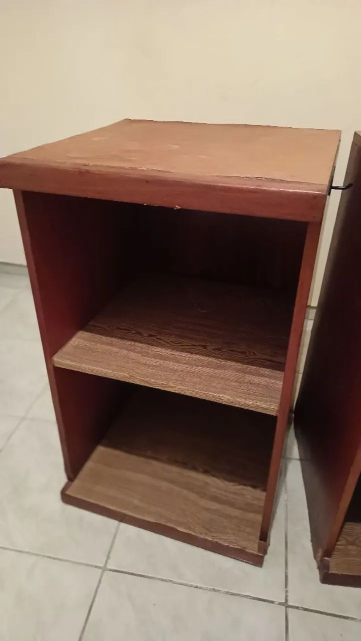 Kit com 2 Mesas de Cabeceira + Mesa de Centro com Vidro - Foto 5