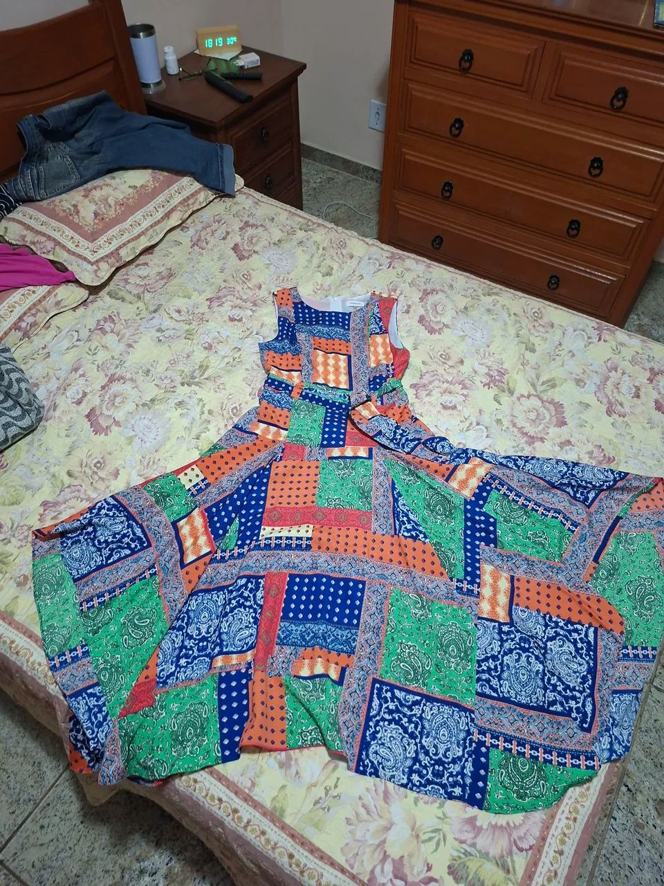 Vestido Calvin klein multicolorido  - Foto 3