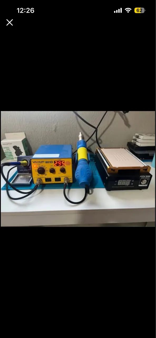 Estação de solda e retrabalho e separadora LCD - Foto 2