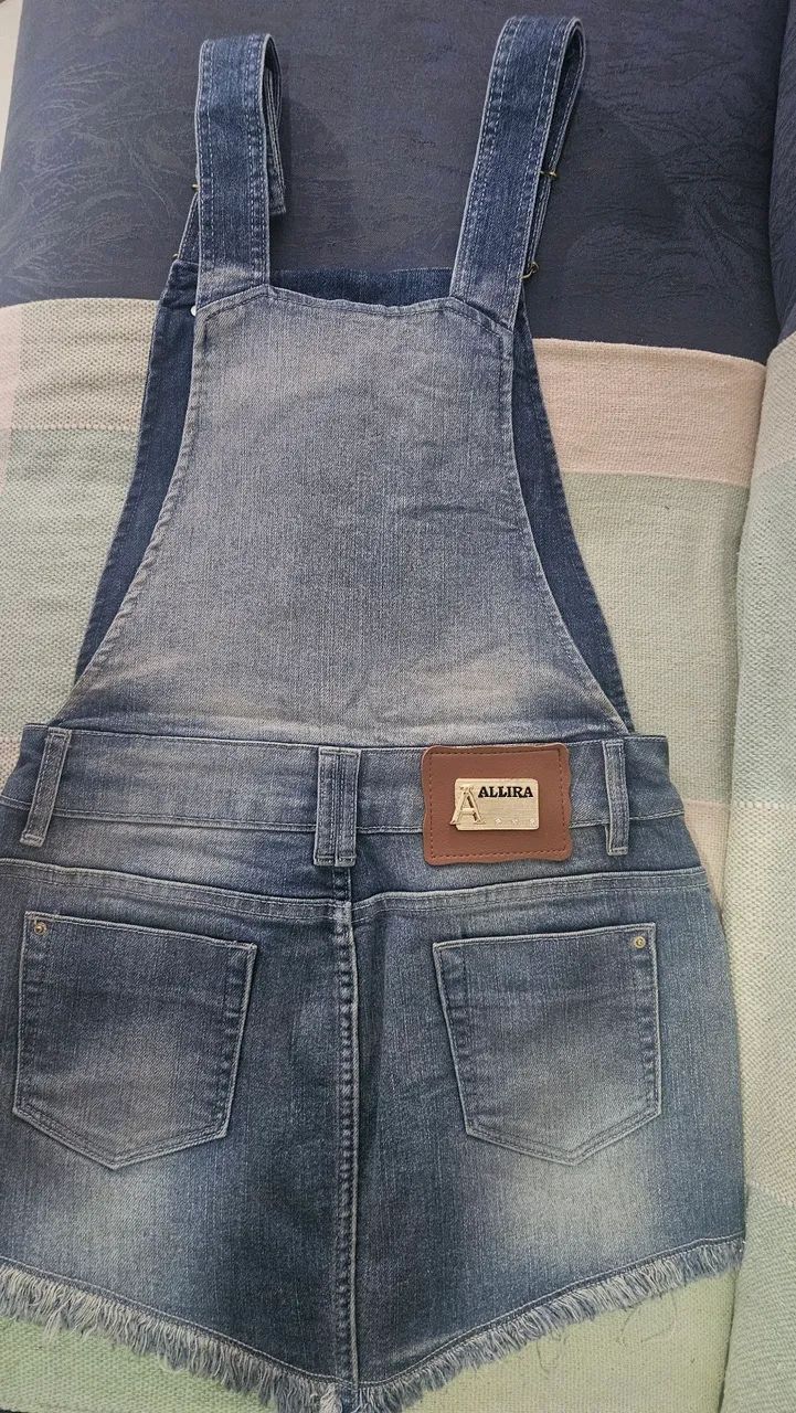 Jardineira jeans - Foto 4