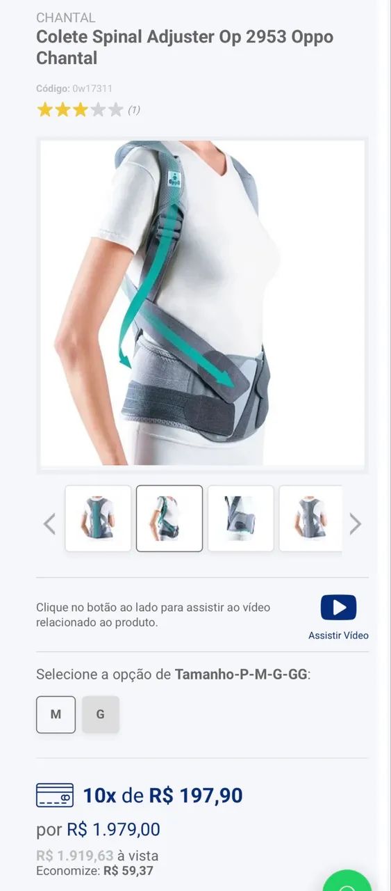 COLETE ORTOPÉDICO / POSTURAL OPPO - Foto 5