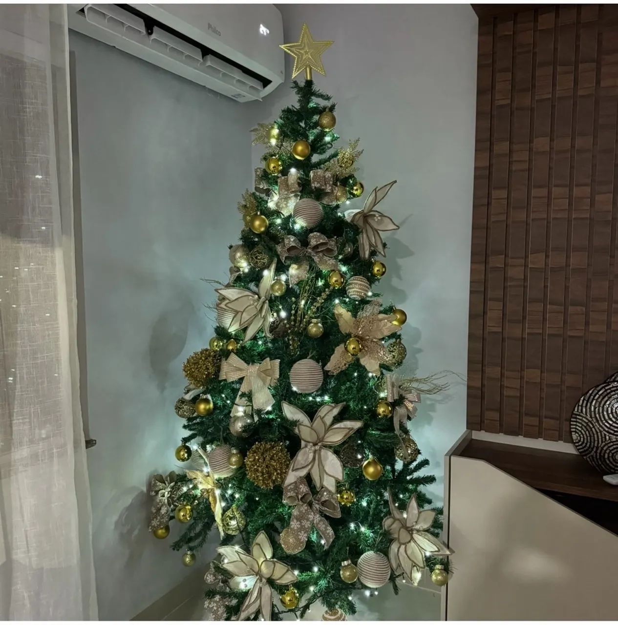 Árvore de Natal 2,10 Decorada  - Foto 3