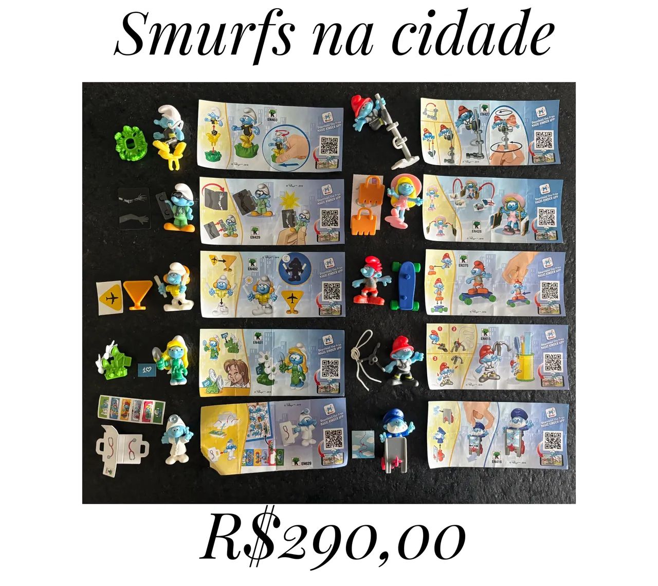 Kinder ovo - Smurfs na cidade 