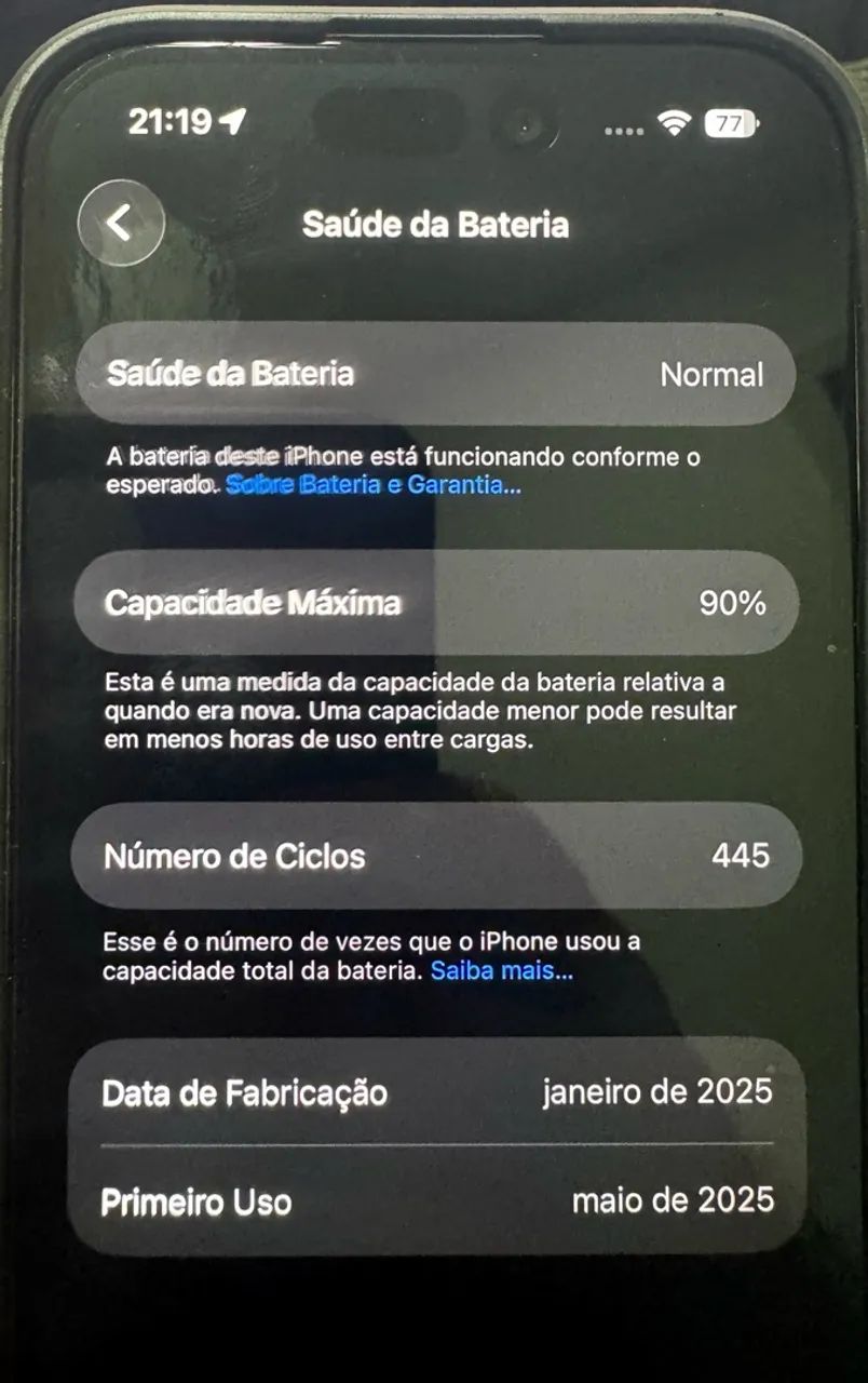 Vendo IPHONE 15 128gb perfeito - Foto 2