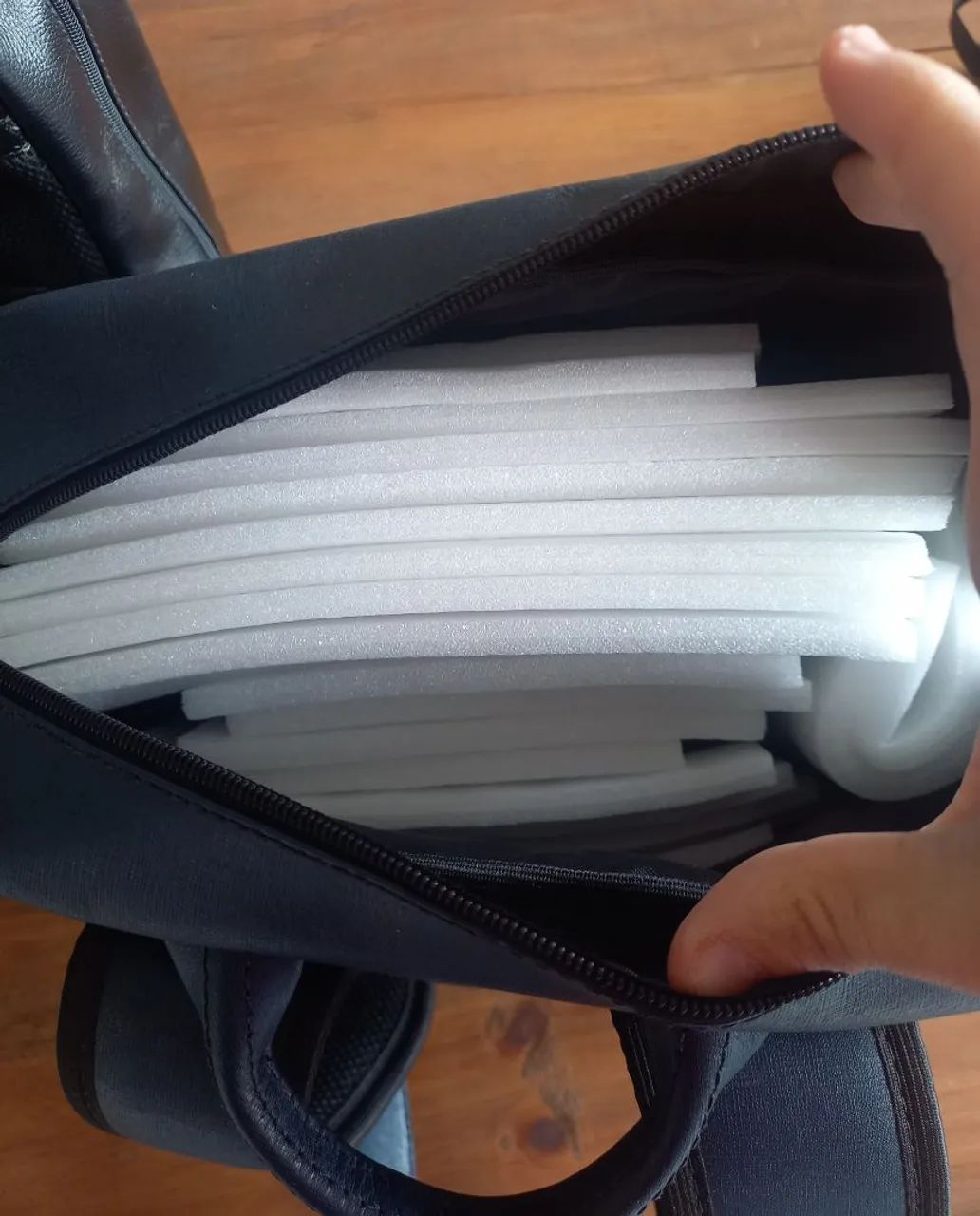 Mochila executiva de couro prada  - Foto 3