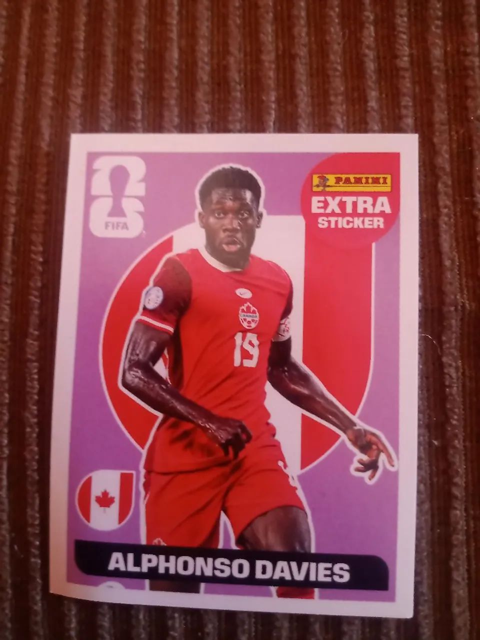 Figurinha EXTRA STICKER da copa do mundo 