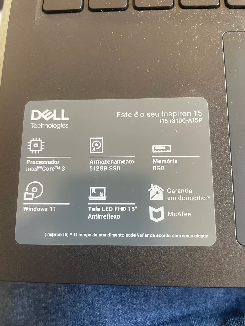 Notebook DELL INSPIRON 15 - Foto 3