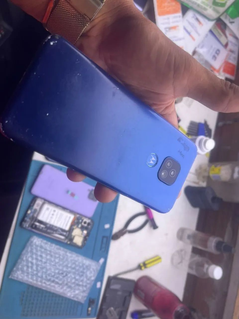 Moto E7 PLUS 64GB perfeito estado - Foto 4