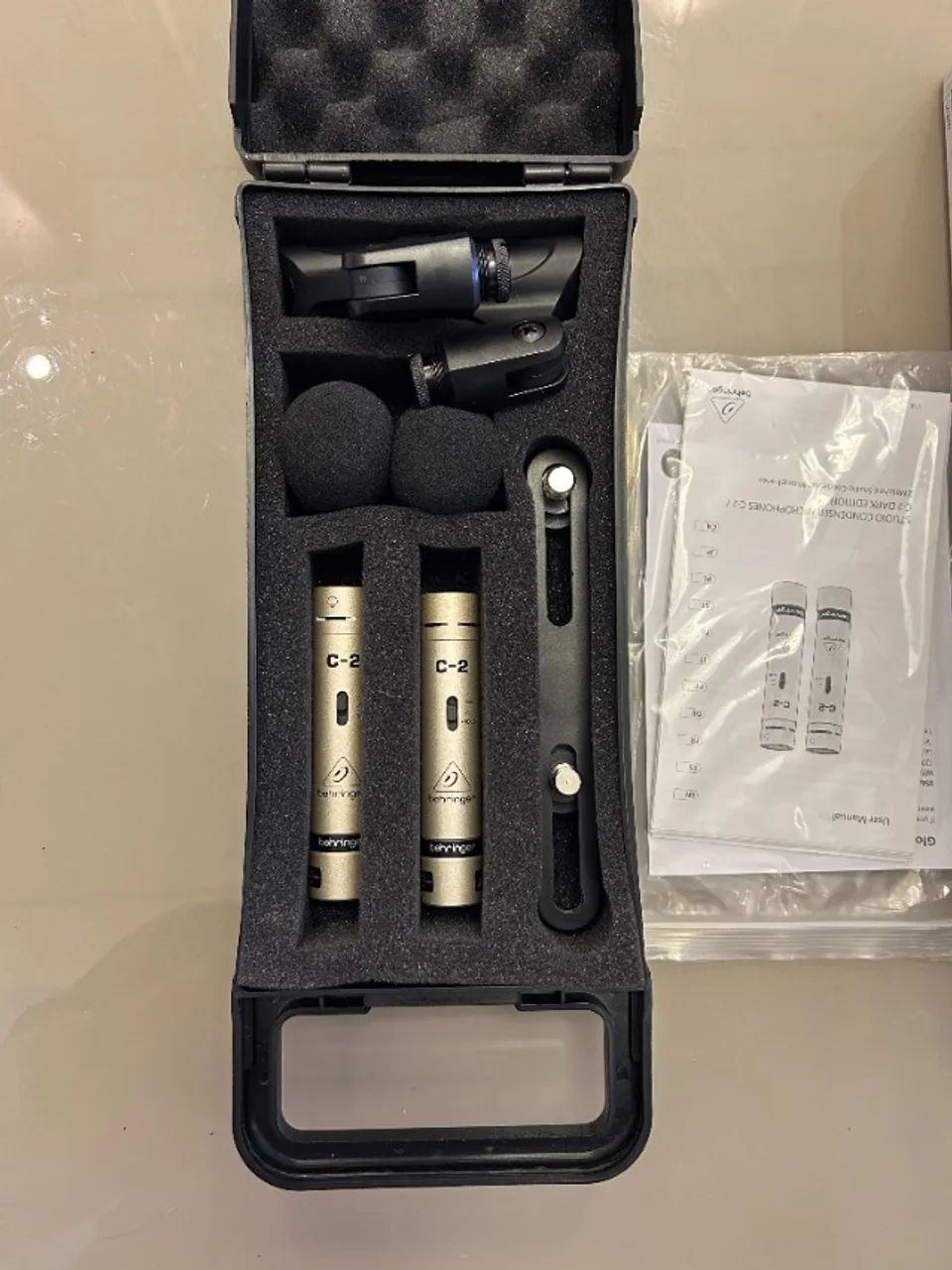 Microfones Behringer C-2 Condensador Cardioide cor prateado - Foto 3