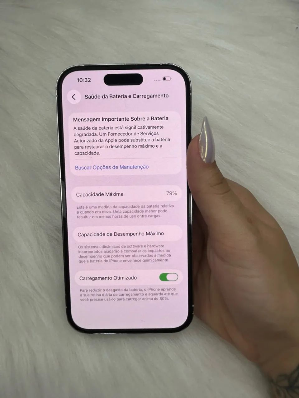iPhone 14 Pro 128GB Branco  - Foto 3
