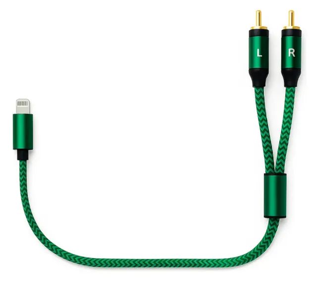 Cabo Rca Adaptador De Áudio Auxiliar Para Lightning iPhone - Foto 3