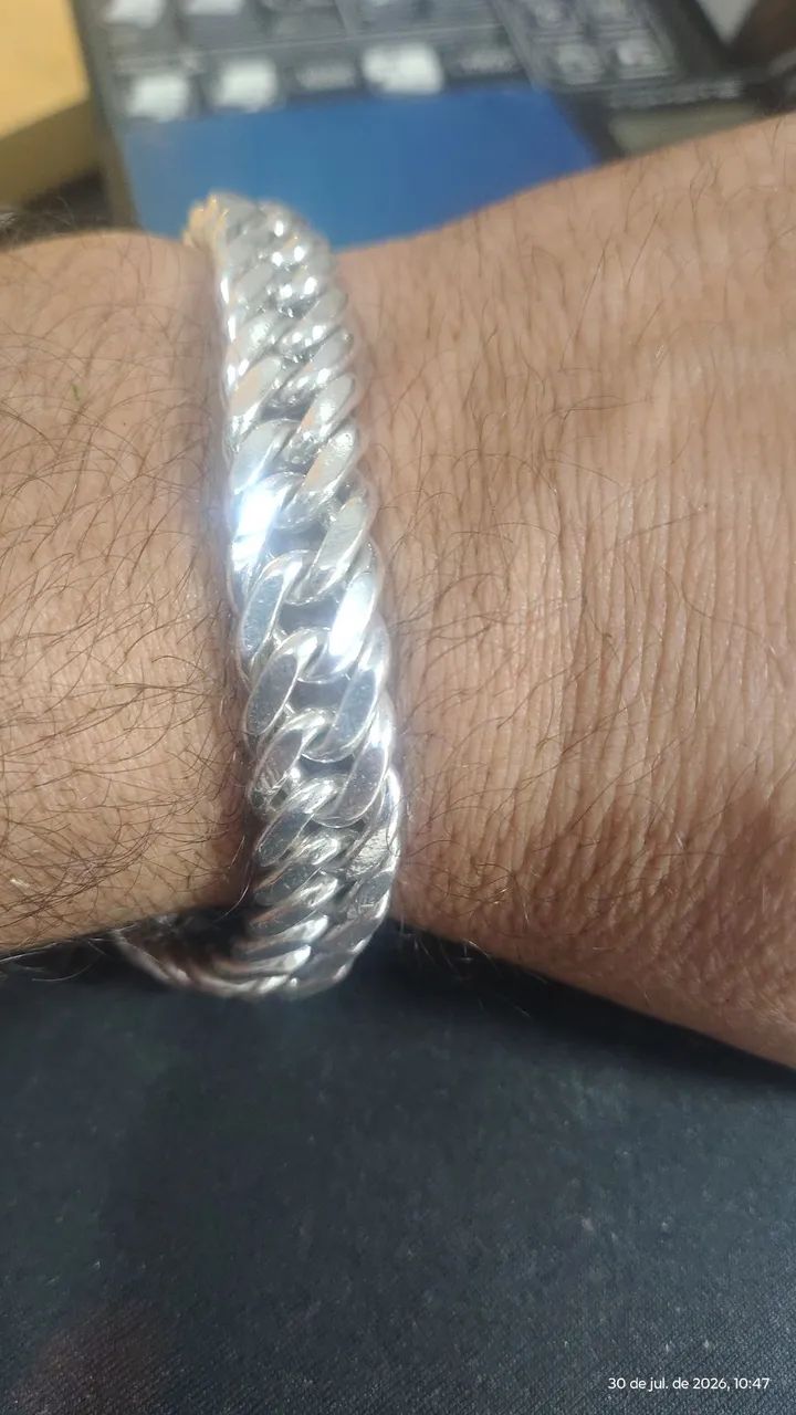 Pulseira Prata 950 Peso 78 Gramas