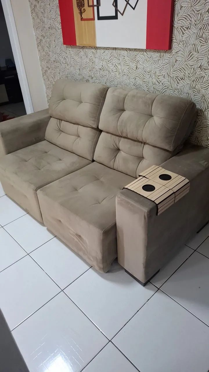 Vendo Sofá Retrátil em Ótimo Estado R$ 1000