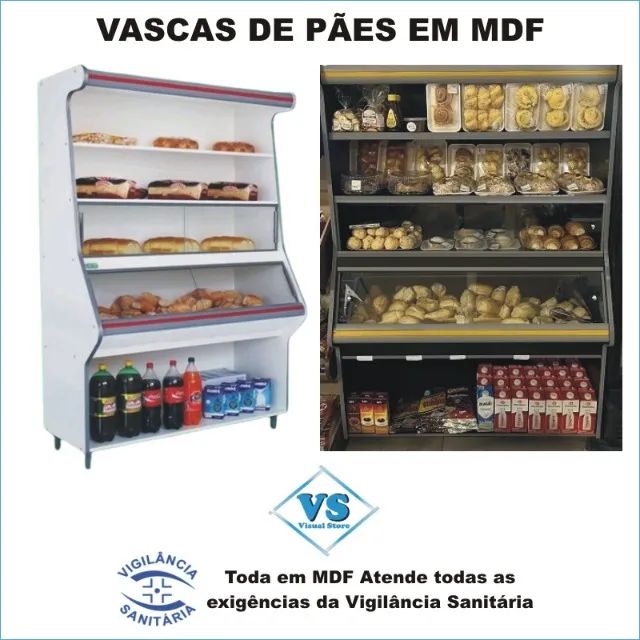 Vasca de Pão 1,20 mts Cor Madeirado Nova C/ Qualidade - Foto 2