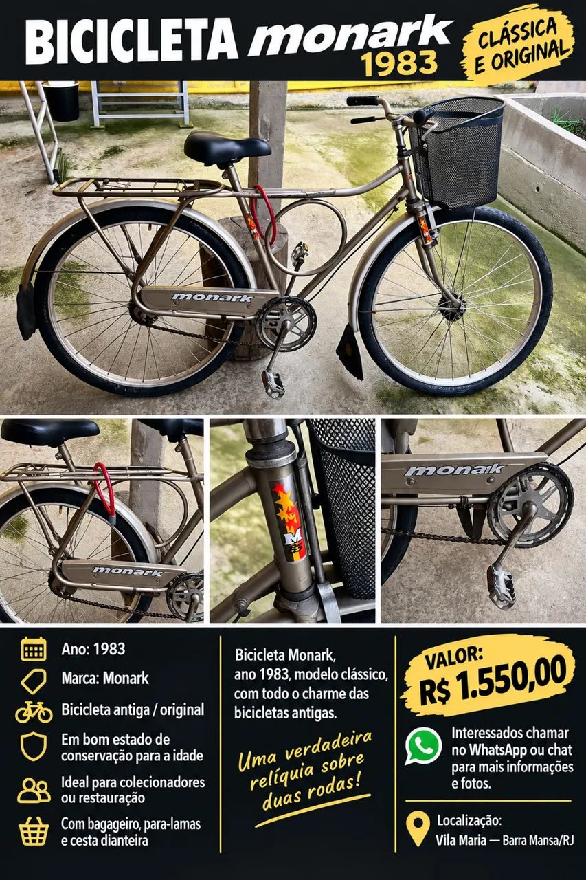 Monark relíquia 1983