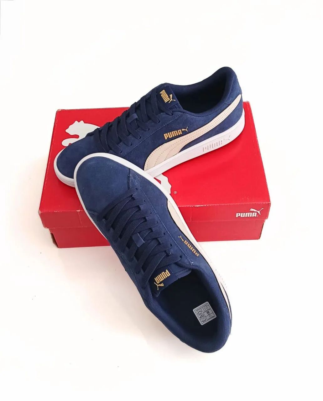 Tênis Puma Smash V2 BDP Masculino - Azul