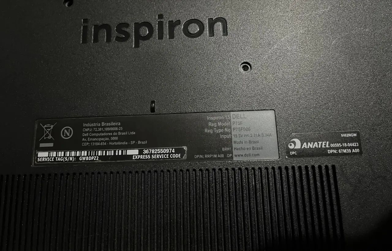 Notebook Dell Inspiron 15 - Funcionando perfeitamente! - Foto 5