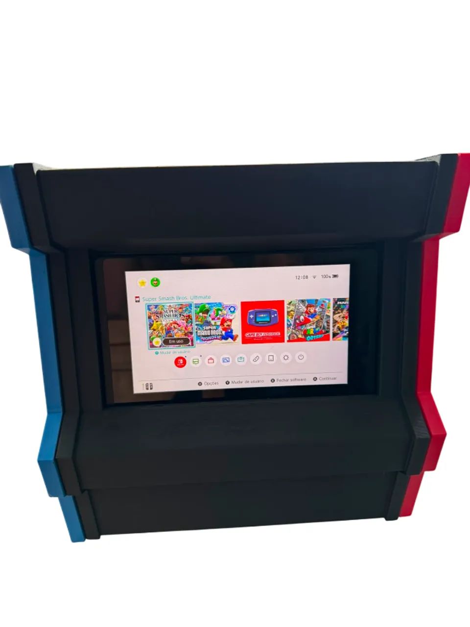 Suporte Arcade Fliperama Para Nintendo Switch
