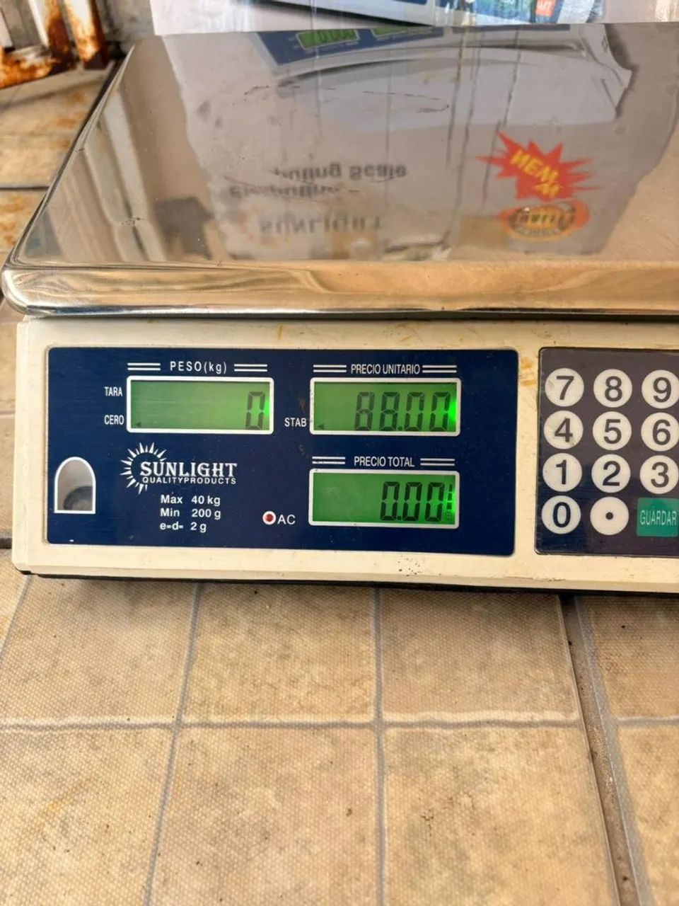 Balança eletrônica capacidade 40kg - Foto 2