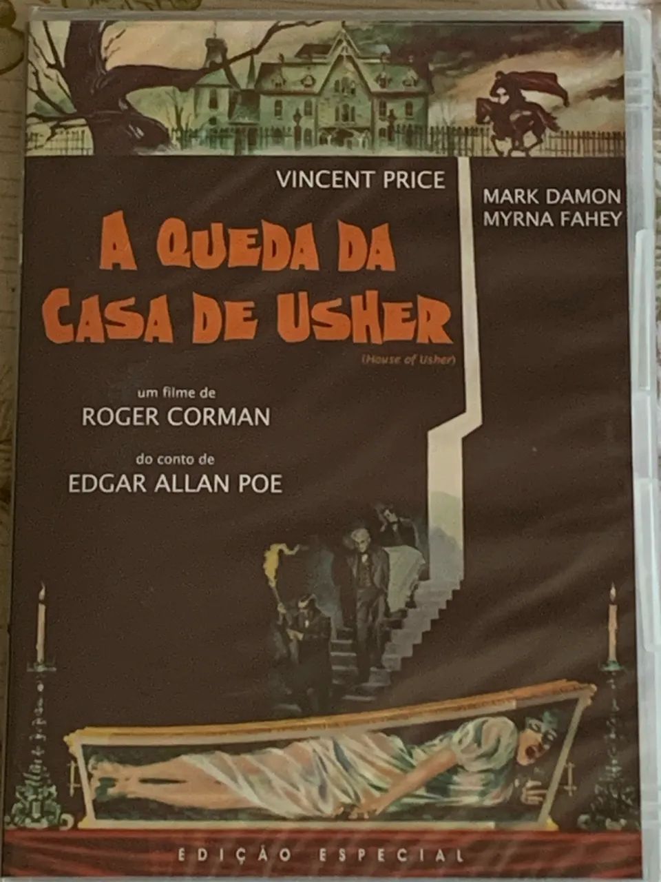 Dvd A Queda da Casa de Usher (lacrado) Versatil
