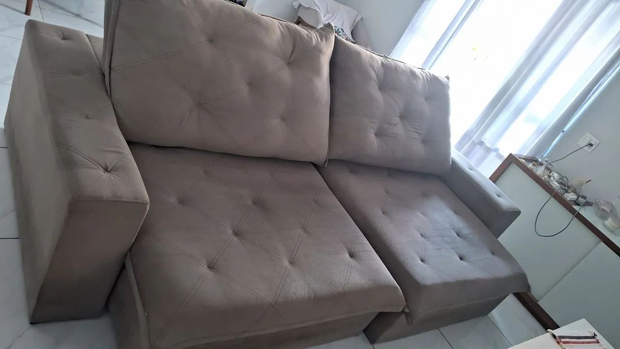 Sofá retrátil 5 lugares.  - Foto 3
