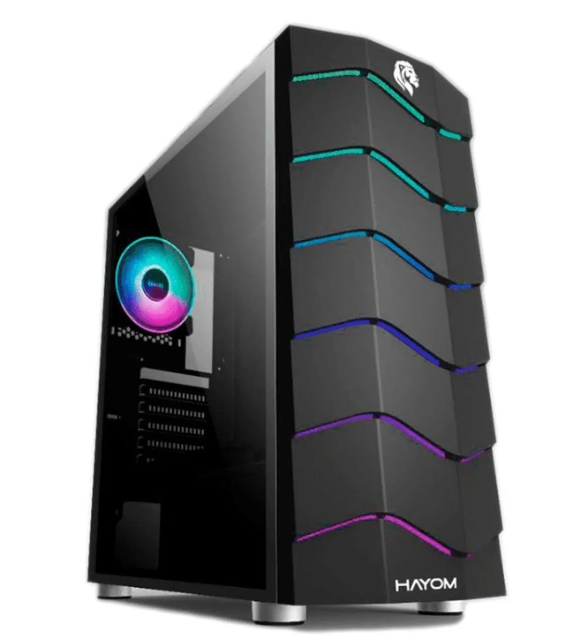 Gabinete Gamer Com Vidro Temperado e RGB