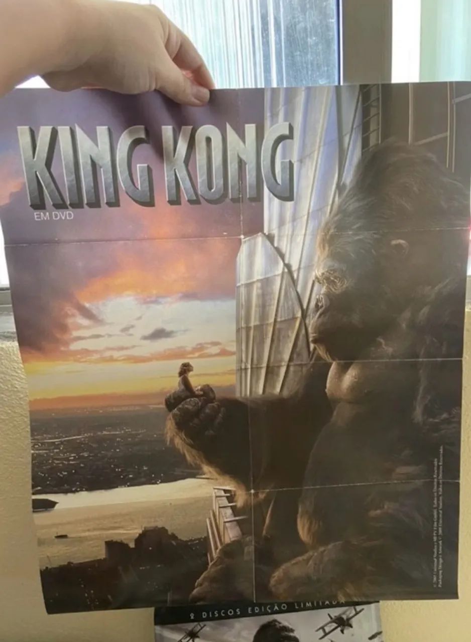DVD duplo king Kong versão lata  - Foto 4