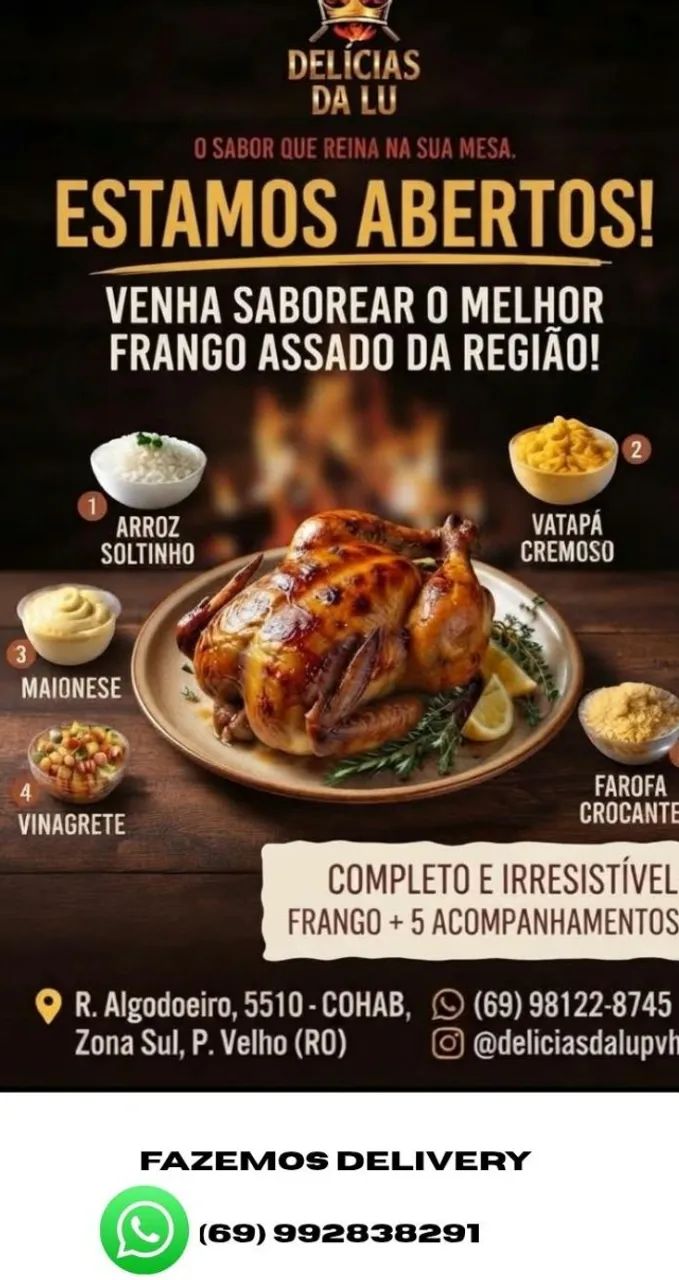 Frango assado 