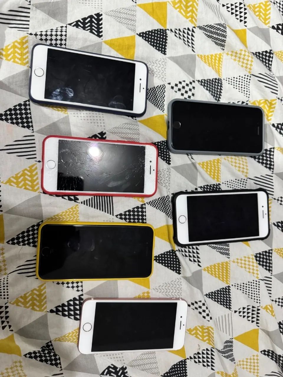 6 iPhones 7 de 32gb e 132gb 
