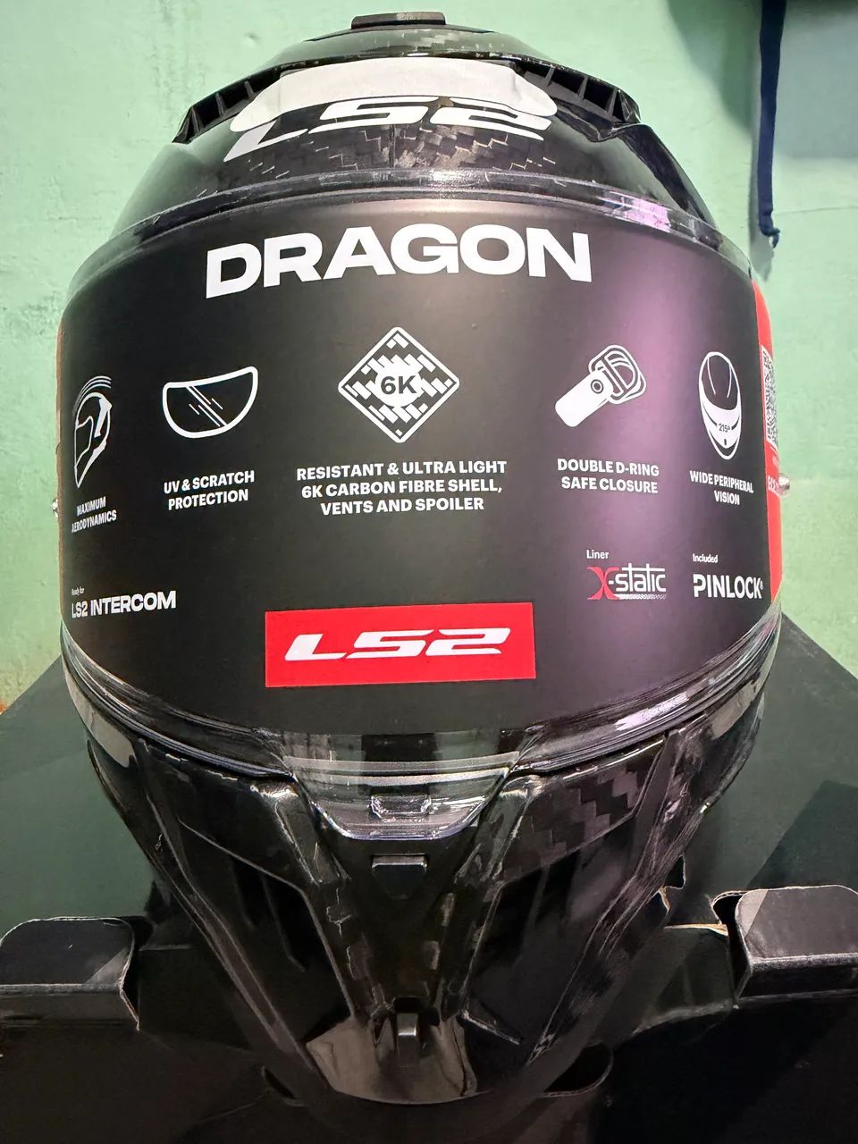 Capacete Ls2 Dragon Solid Gloss 58  - Foto 3
