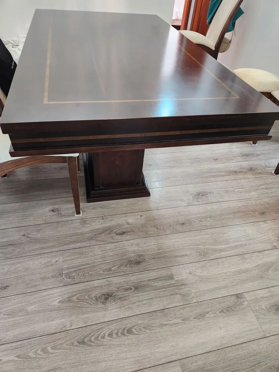 Mesa de jantar de mogno  - Foto 5