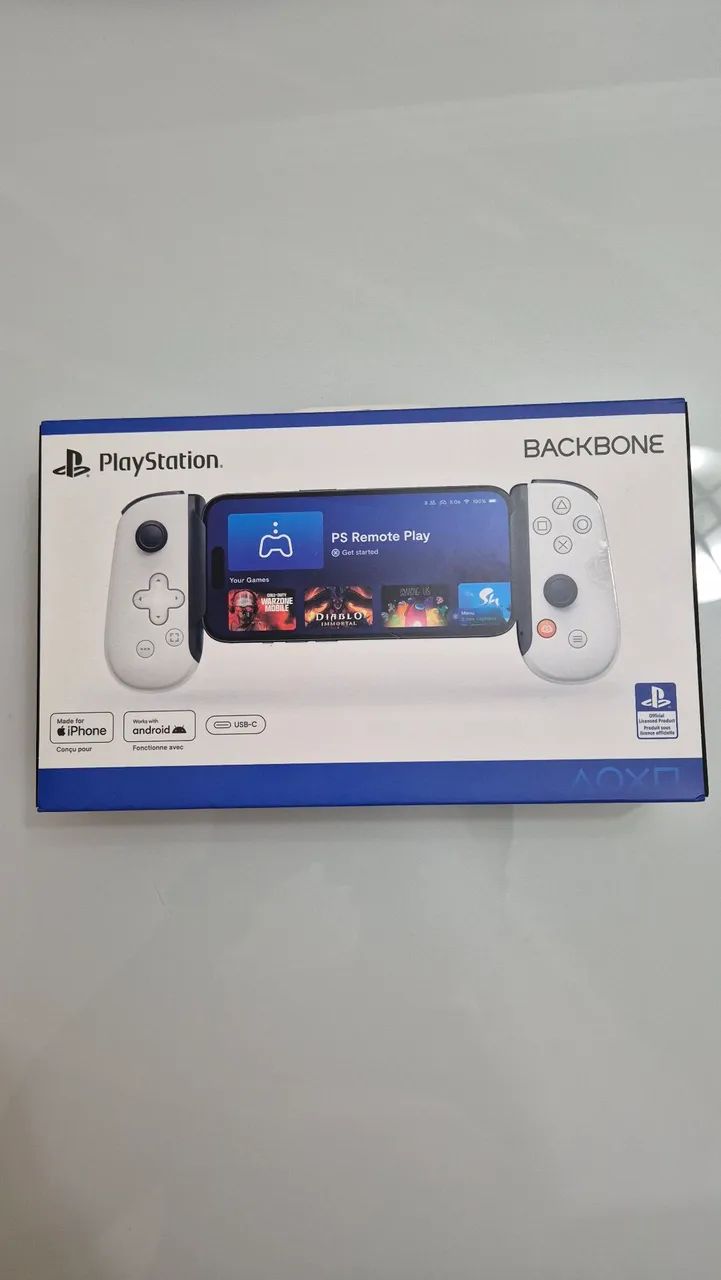 Backbone One Playstation Edition USB-C White 2ª Geração - NA