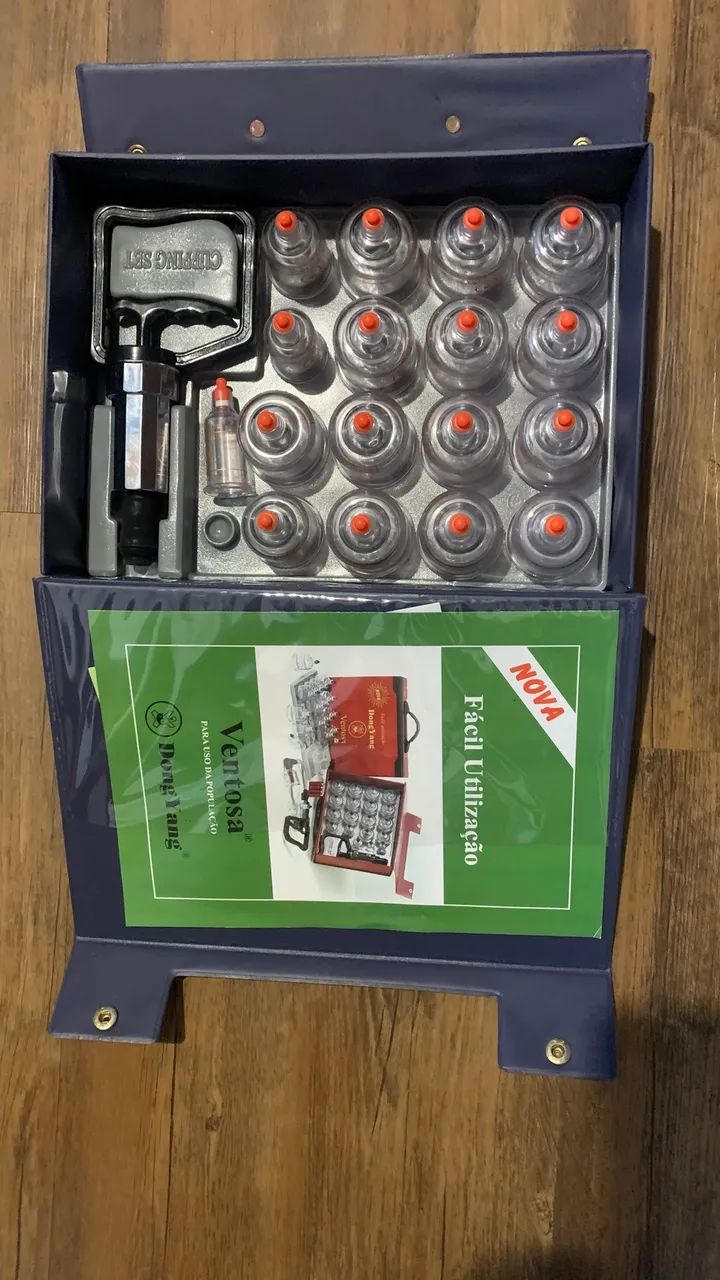 Kit De Ventosa Com 17 Copos Dong Yang Ventosoterapia - Foto 2
