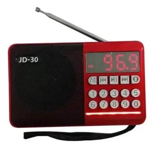 Rádio Portátil Bluetooth Usb/fm Jd-35 - Altomex - Foto 4