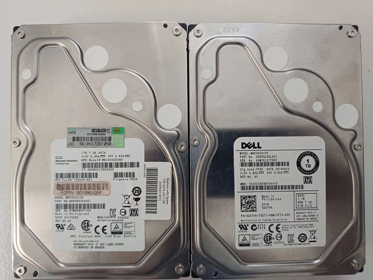2 hds 1tb DELL HP servidores 7.2k 6gbs dvr nvr cpu  - Foto 5