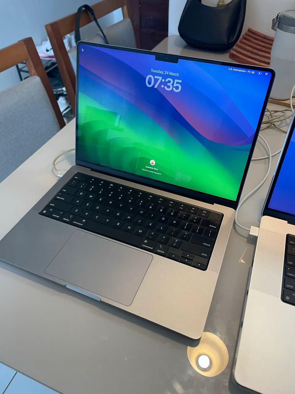 Macbook M1 Pro, Tela 14, 16GB RAM, SSD 512MB, Space Gray Bateria