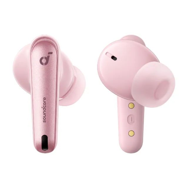 Fone Anker Liberty 4 Nc TWS Sem Fio ANC LDAC (Rosa) - Fones de