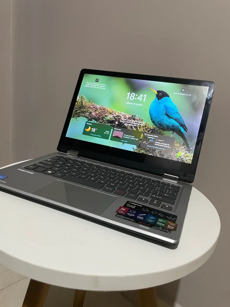 Notebook Positivo Duo C4128A 2 em 1 Touchscreen - Foto 3