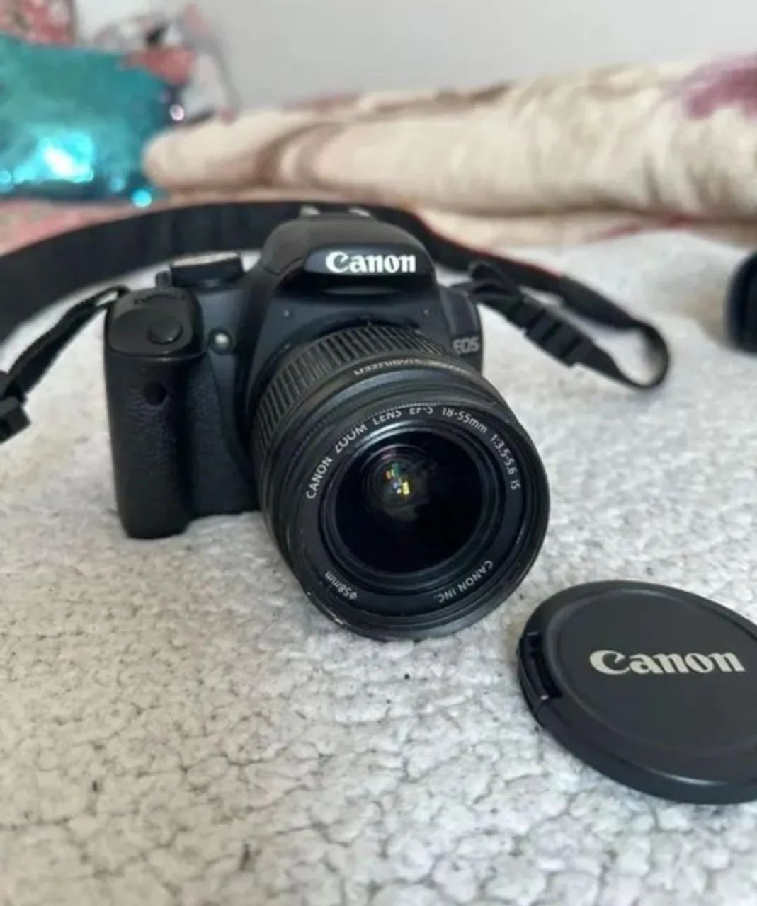 Camera Canon EOS REBEL T1I + Flash e Lentes