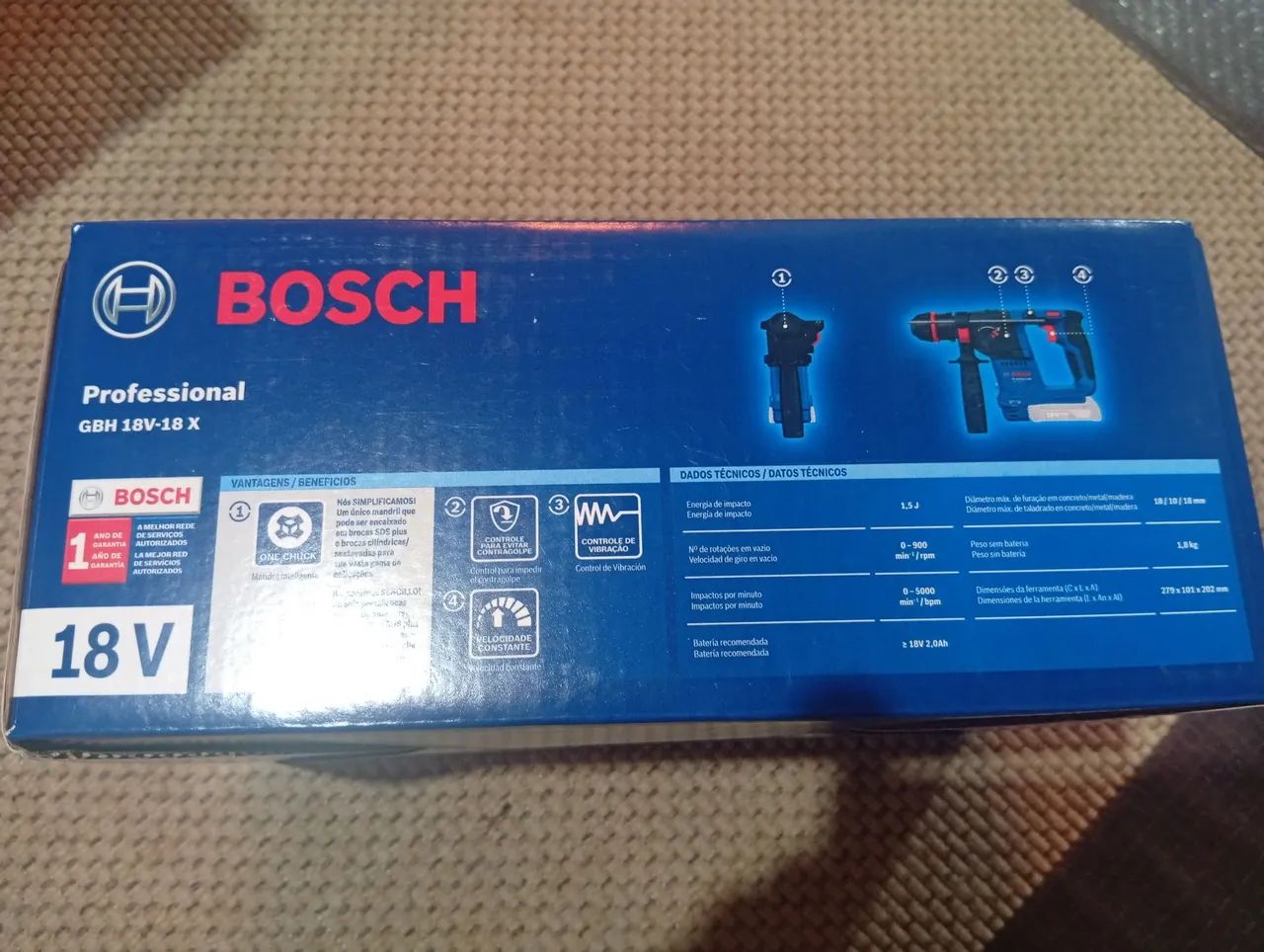 MARTELETE BOSCH 18V 18X  - Foto 3