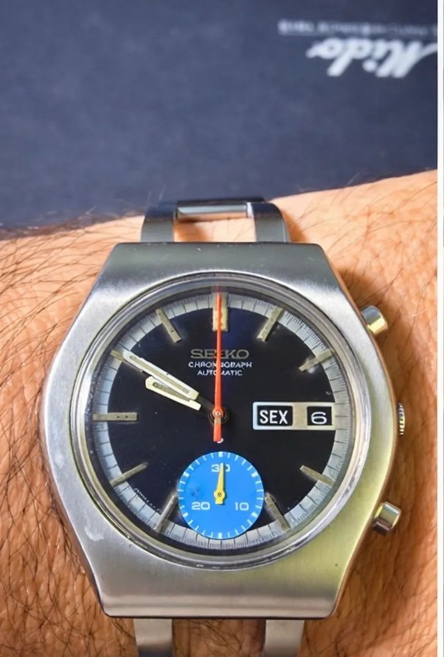 Seiko 6139 Cronógrafo Automático retro racer  - Foto 3