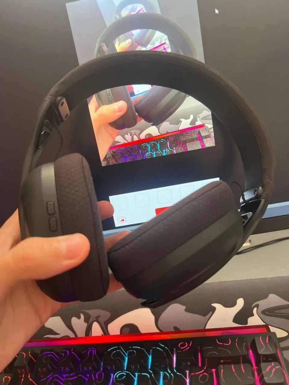 Headset Smailwolf L80 Tri-Mode Preto NOVO - Foto 3