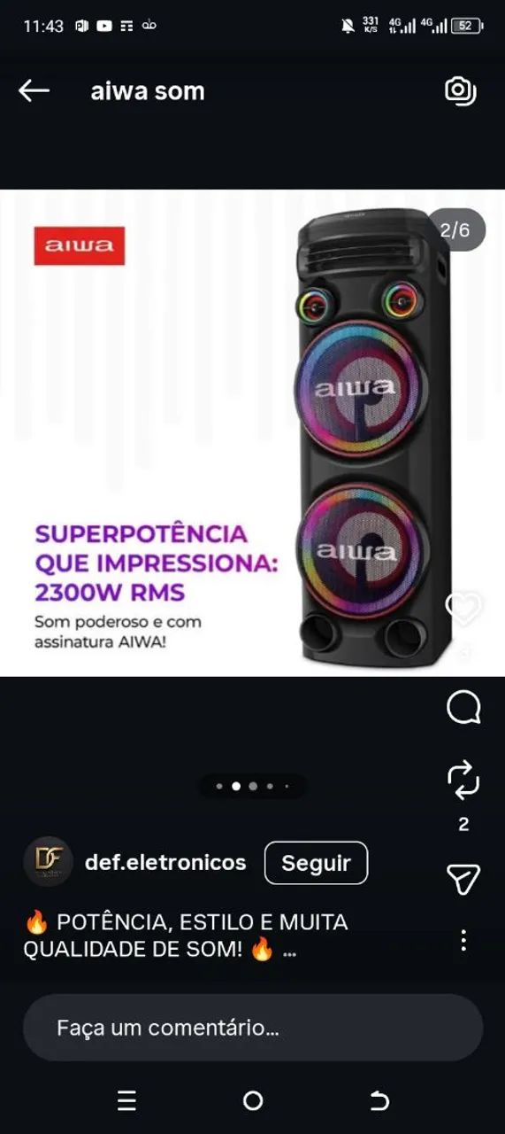 Vendo som Aiwa  - Foto 3
