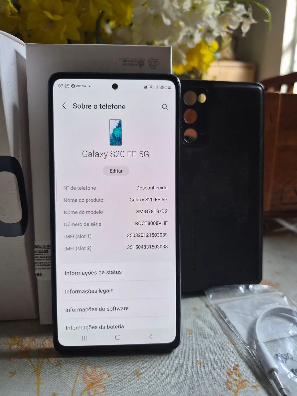 Galaxy S20 fe Impecável estado de novo,$750,000