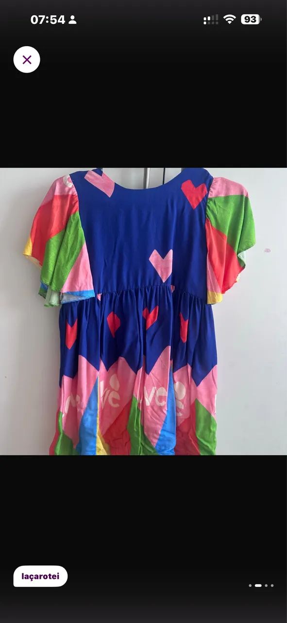 Vestido infantil estampado  - Foto 2