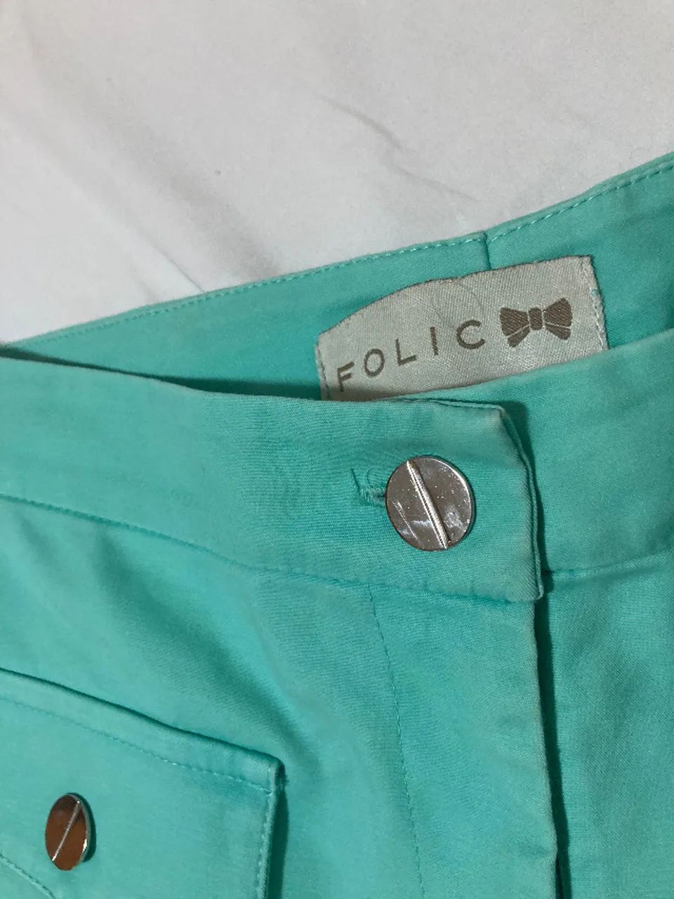 Calça verde Folic 36/38 - Foto 2